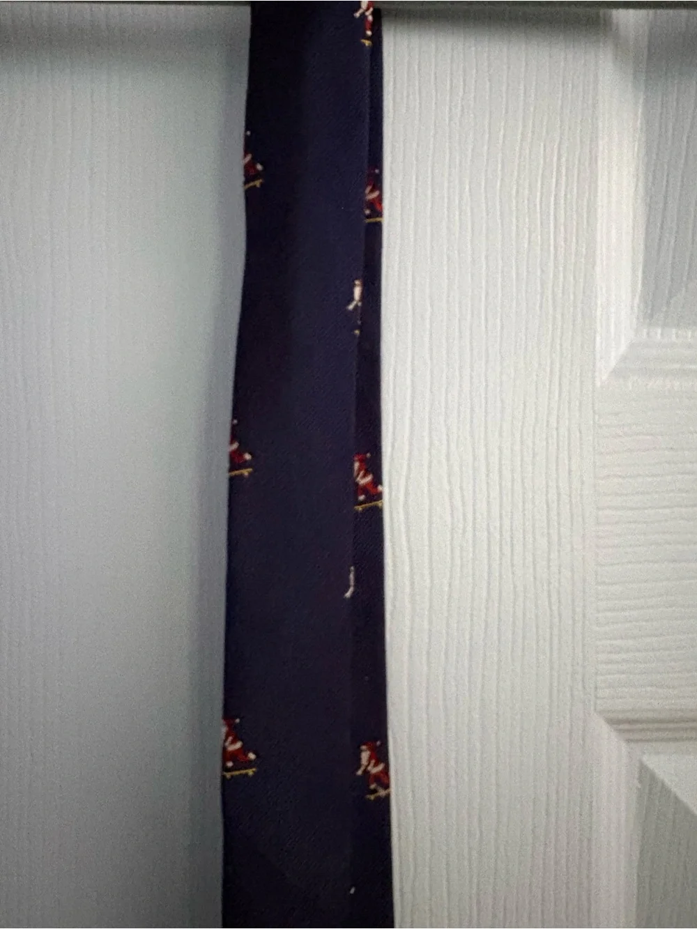 Brooks Brothers Santa Skateboard Tie Navy & Red